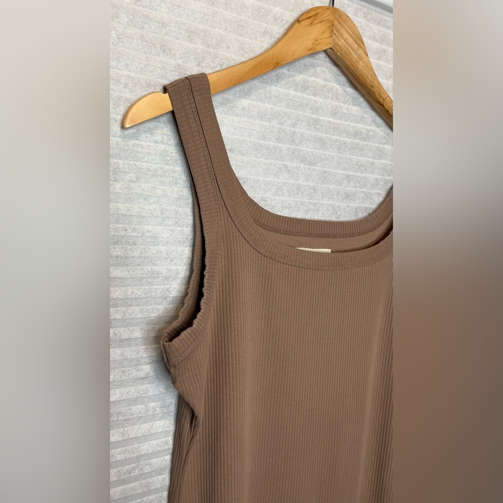 Madewell Tan Sleeveless Dress - Picture 6 of 10